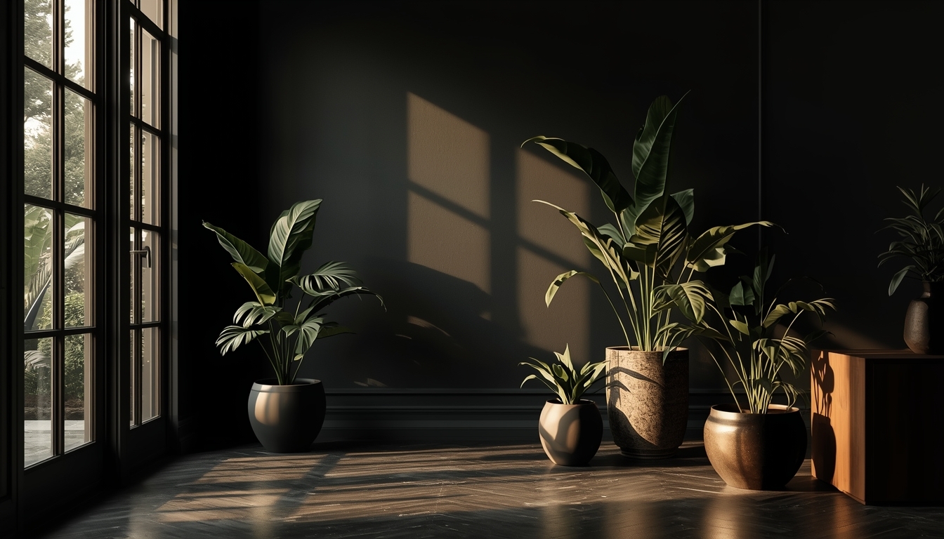 المقال يشرح لماذا تفشل النباتات الداخلية في منازل السعودية: سوء فهم الضوء، الإفراط في الري مع المكيف، الجفاف، قلة التهوية، والتربة الخاطئة. الحل هو ضوء غير مباشر، ري حسب التربة، تصريف جيد، صبر، واختيار نباتات متأقلمة مع بيئة مكيفة.